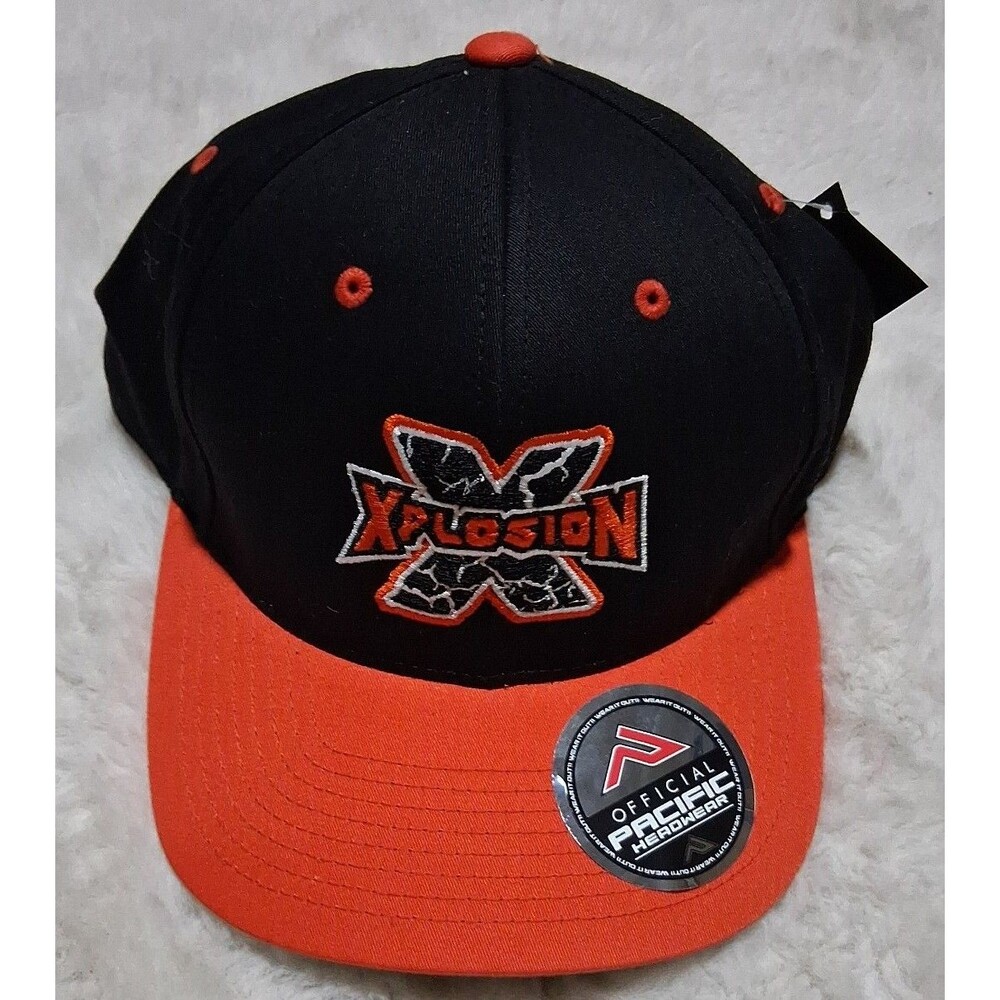 XPLOSION Orange and Black Baseball Cap adjustable